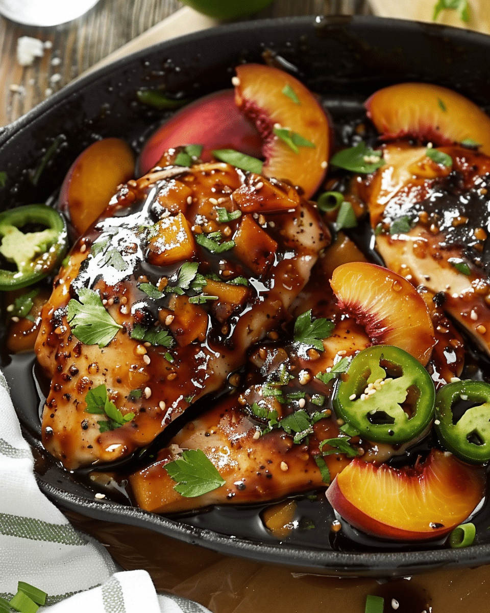 Jalapeno Peach Chicken
