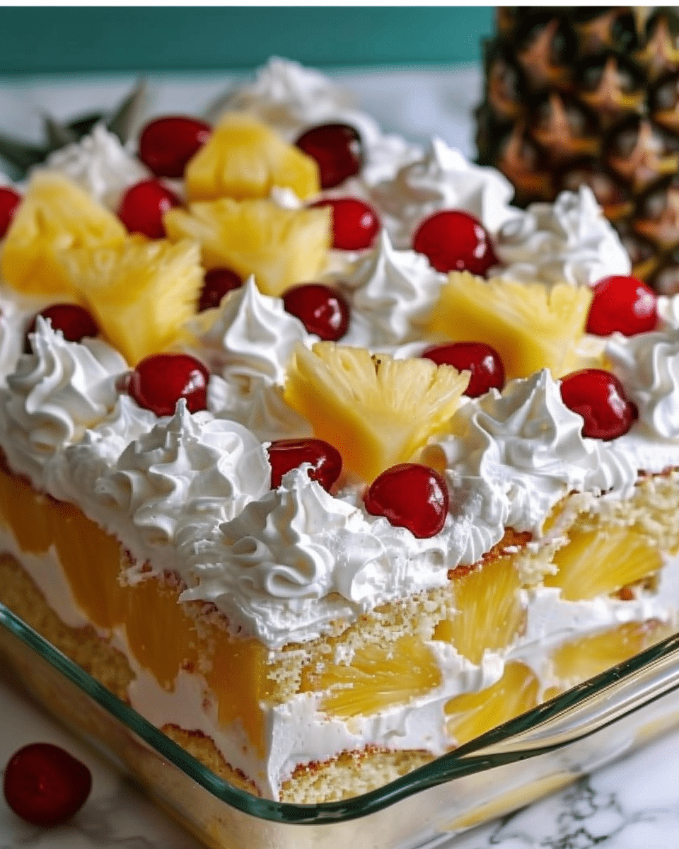 Juicy Pineapple Heaven Cake
