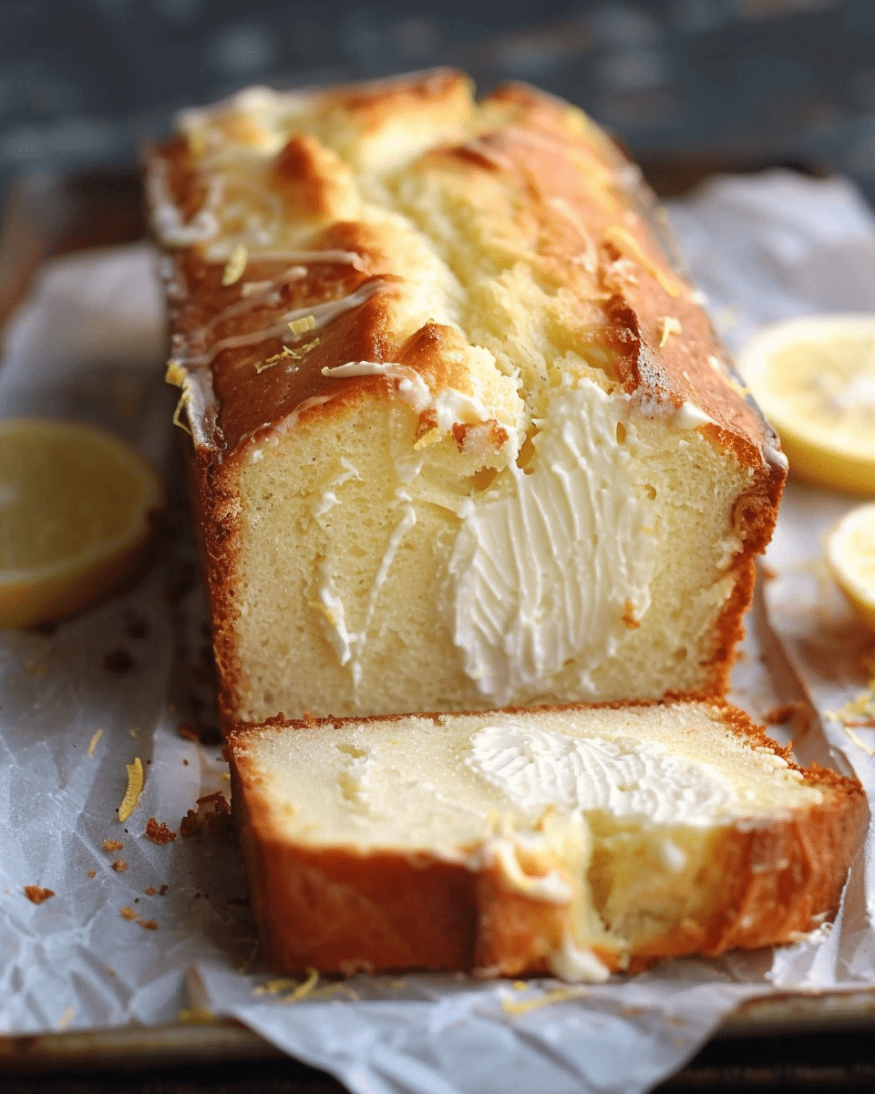 Lemon Cream Cheese Bread