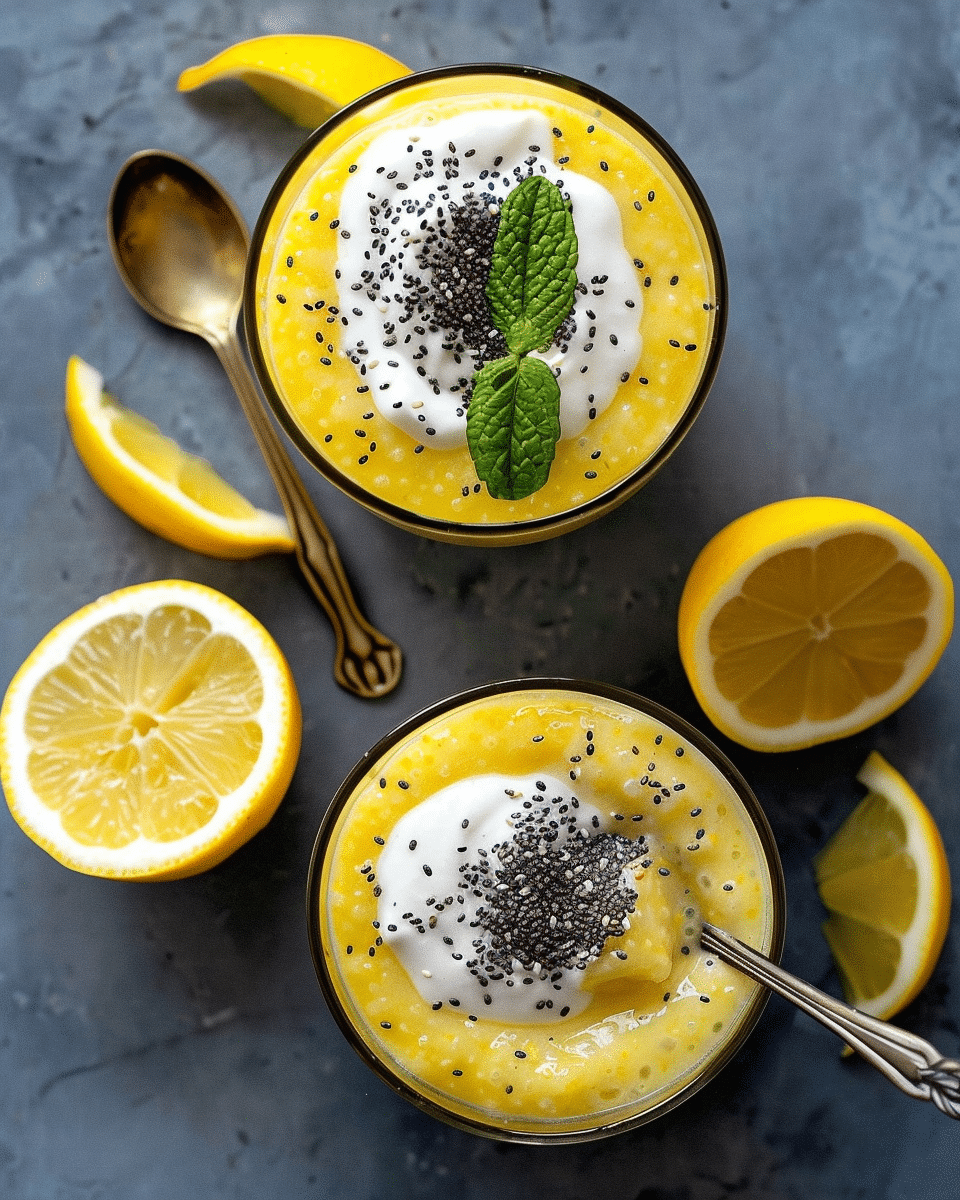 Lemon Curd Chia Pudding