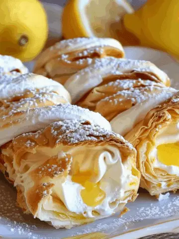 Lemon Meringue Pie Cannolis