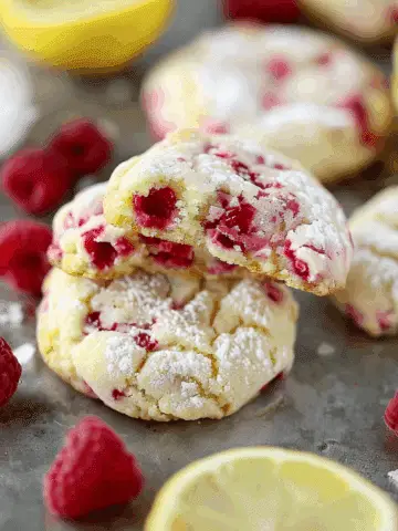 Lemon Raspberry Cookies