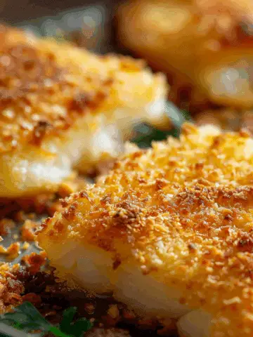 Mayonnaise & Panko Crusted Baked Fish