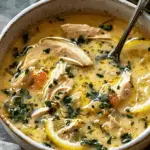 Mediterranean Lemon Chicken Soup