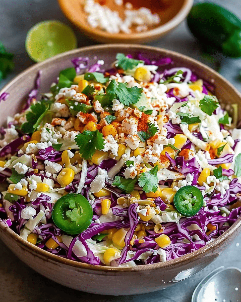 Mexican Corn Coleslaw