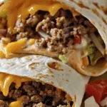 Nacho Cheese Beef Wrap