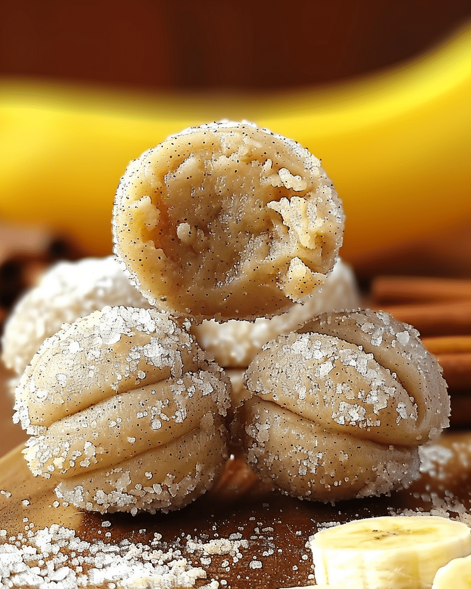 No-Bake Banana Cinnamon Energy Bites