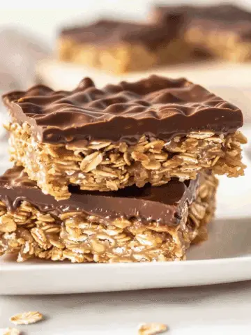 No-Bake Chocolate Oatmeal Bars