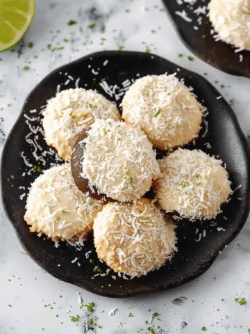 No-Bake Coconut Cookies
