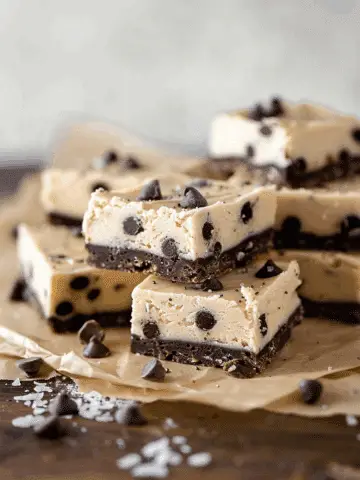 No Bake Cookie Dough Bars
