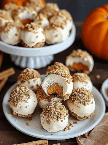 No-Bake Pumpkin Cheesecake Balls