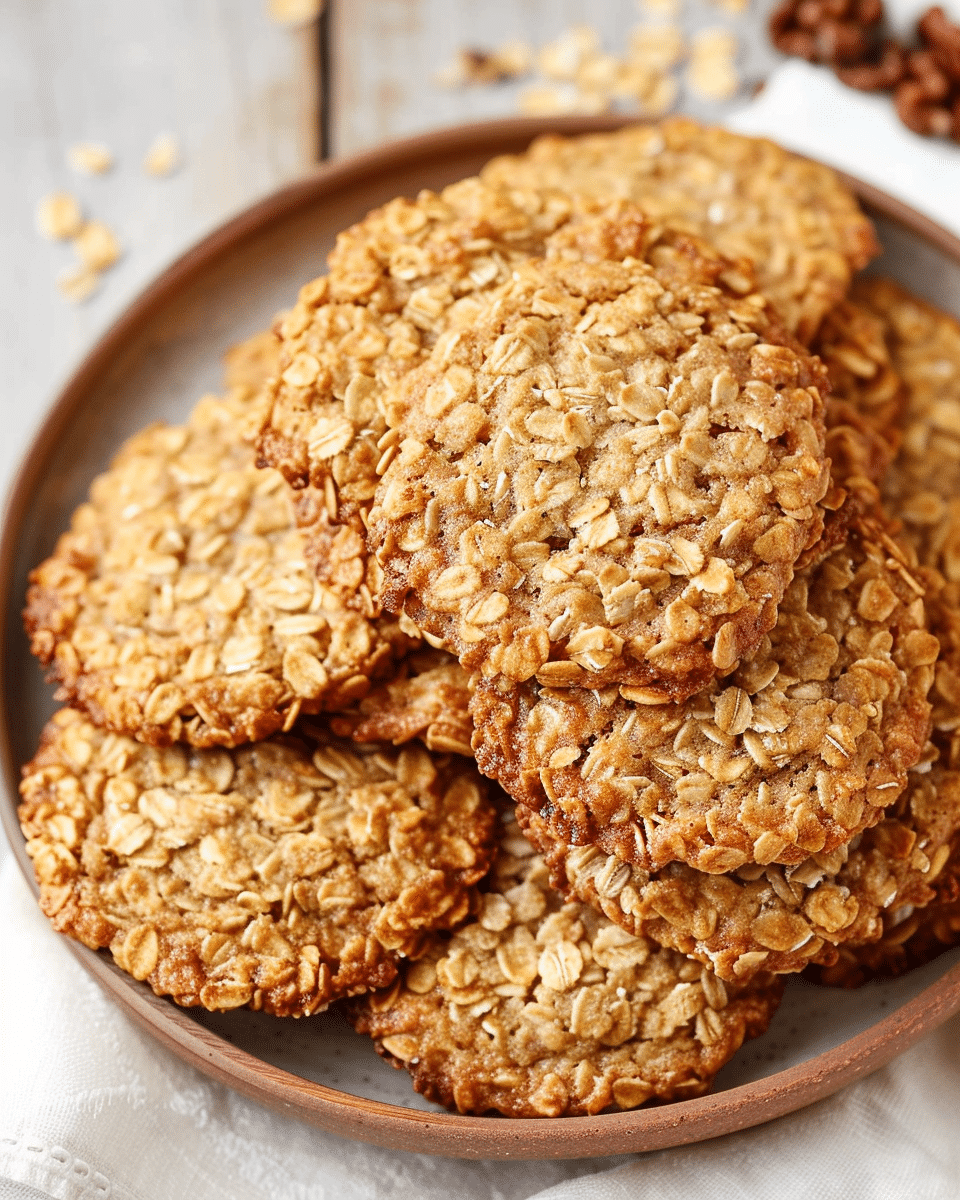 Oatmeal Lace Cookies