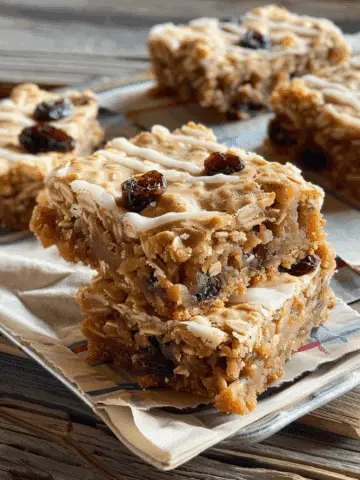 Oatmeal Raisin Cookie Bars