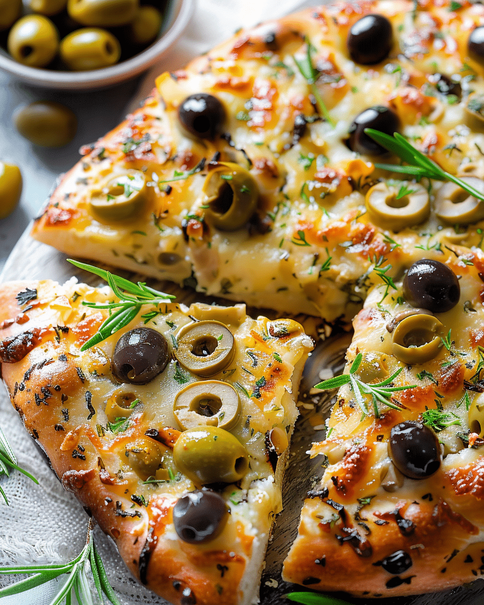 Olive Cheese Bread
