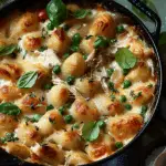 One Pot Gnocchi Chicken Pot Pie