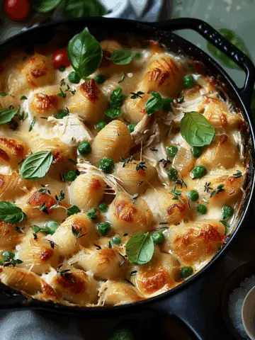 One Pot Gnocchi Chicken Pot Pie