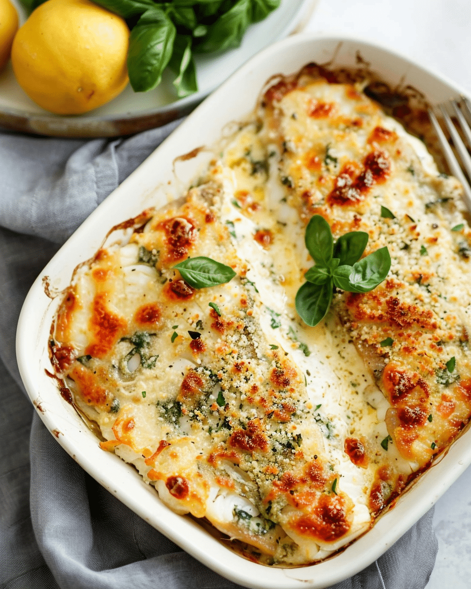 Parmesan Baked Cod