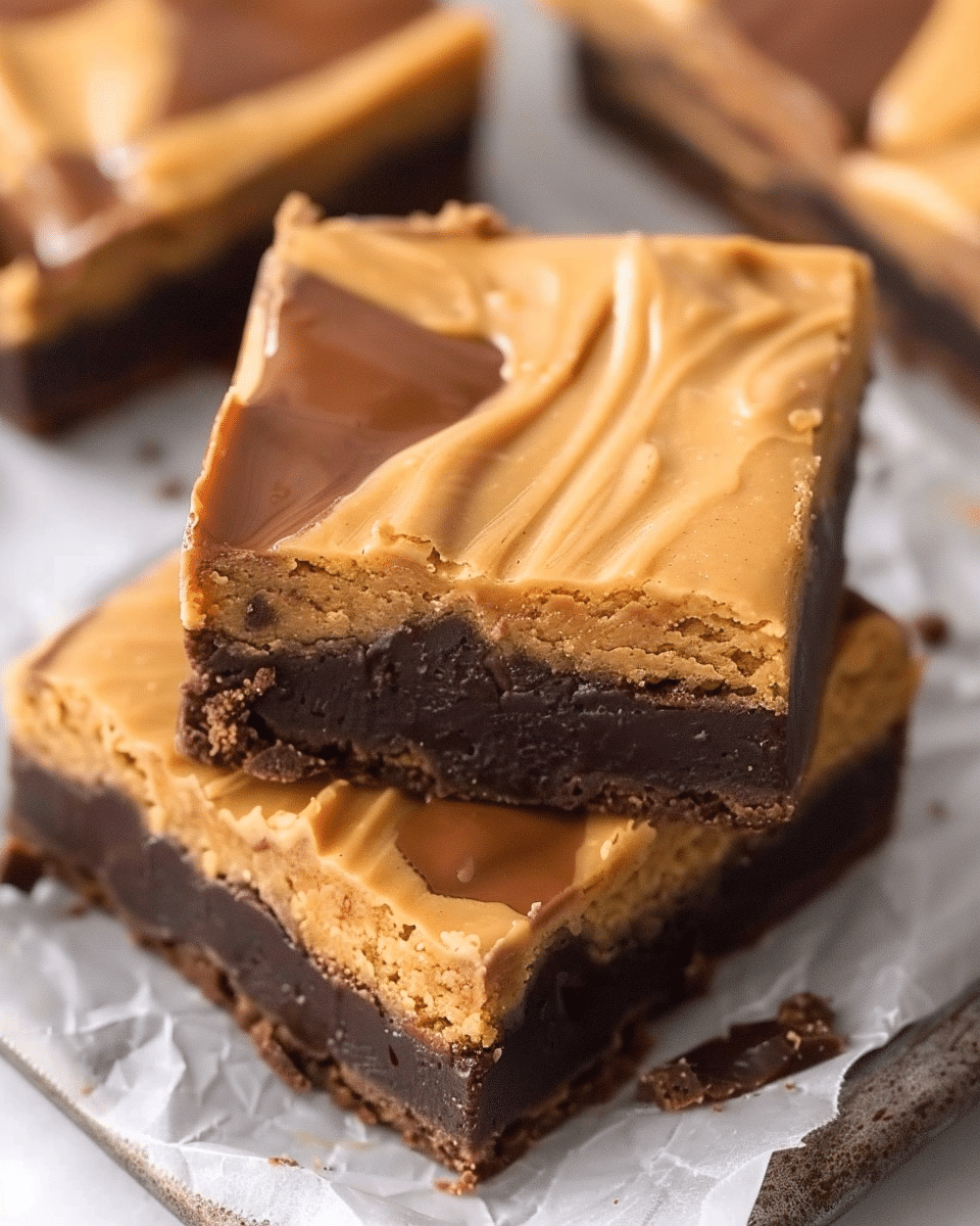 Peanut Butter Brownie Bars