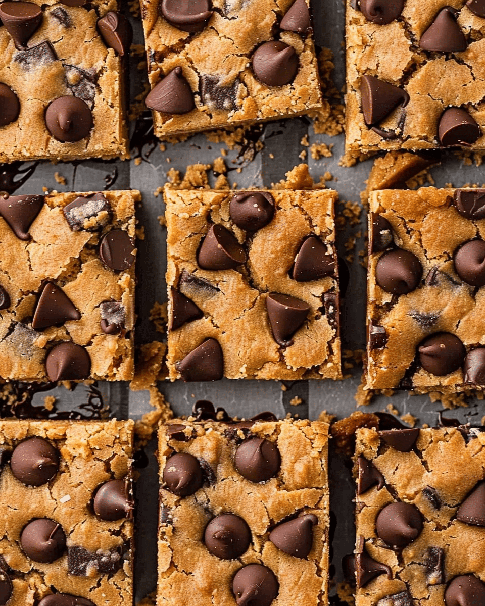 Peanut Butter Chocolate Chip Cookie Bars