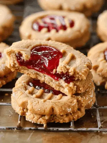 Peanut Butter and Jelly Cookies