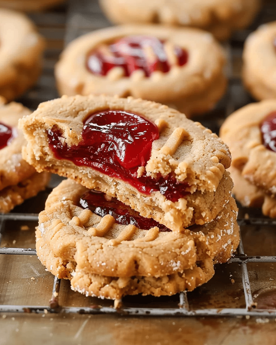 Peanut Butter and Jelly Cookies