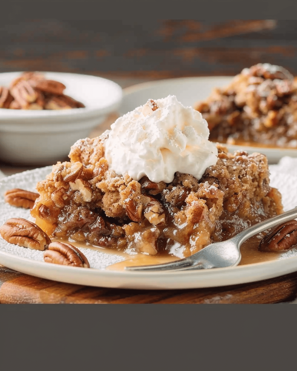 Pecan Pie Dump Cake