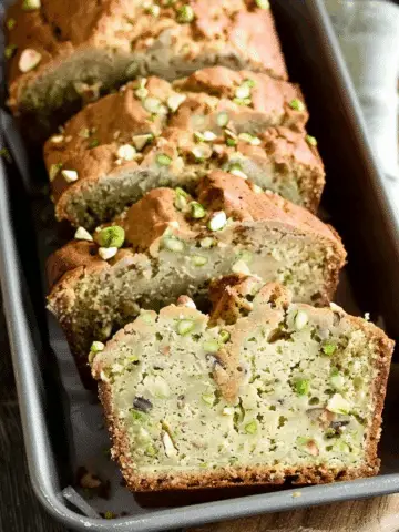 Pistachio Pudding Bread