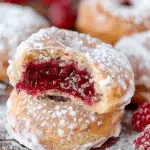 Raspberry Filled Donut Muffins
