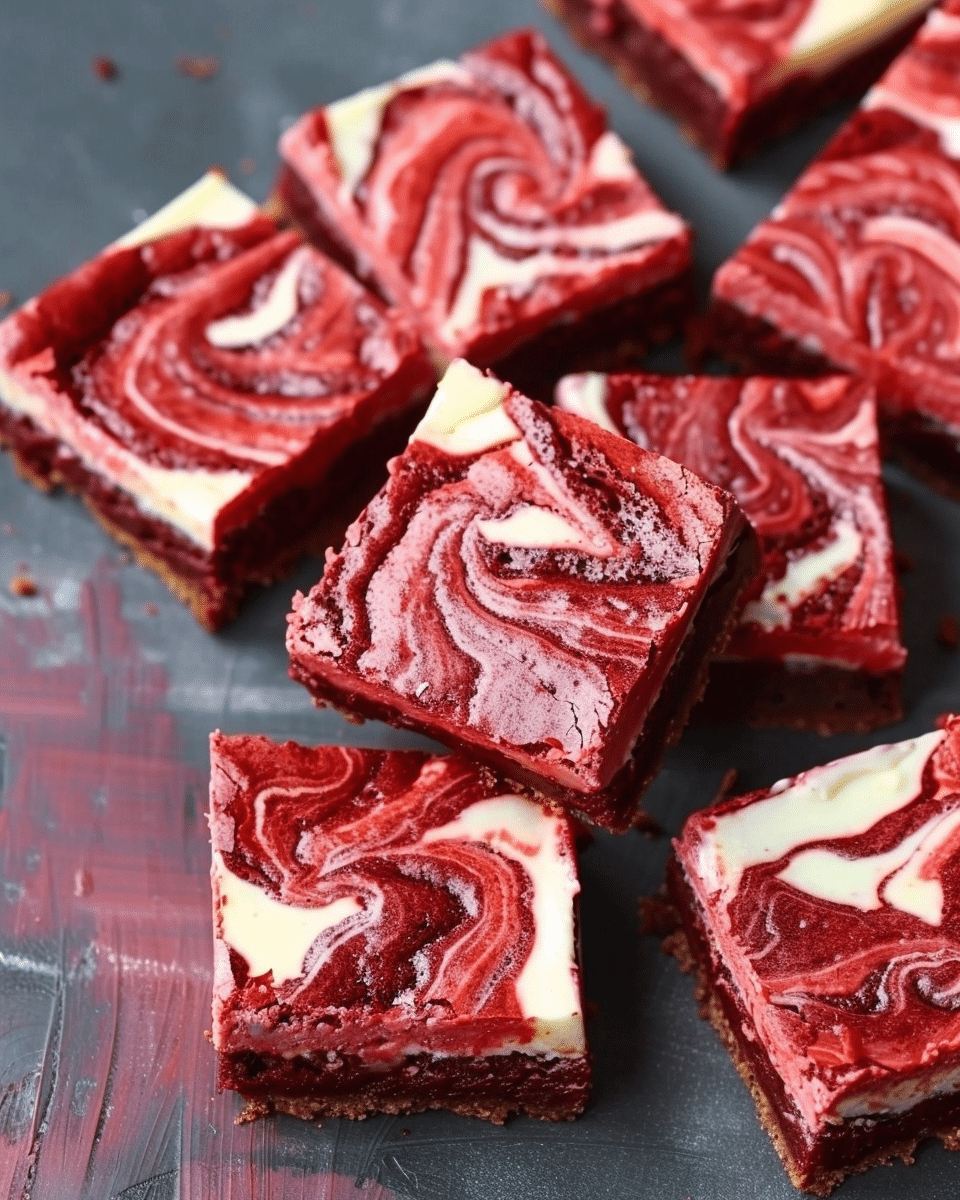 Red Velvet Cheesecake Brownies