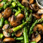 Sautéed Asparagus and Mushrooms