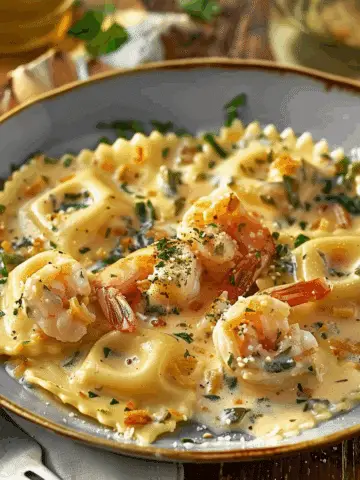 Seafood Ravioli Delight