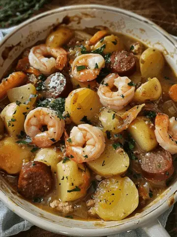 Shrimp, Sausage & Potato Stew
