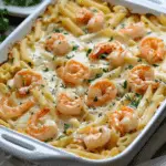 Shrimp Scampi Pasta Bake