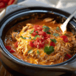 Slow Cooker Chicken Enchilada Casserole