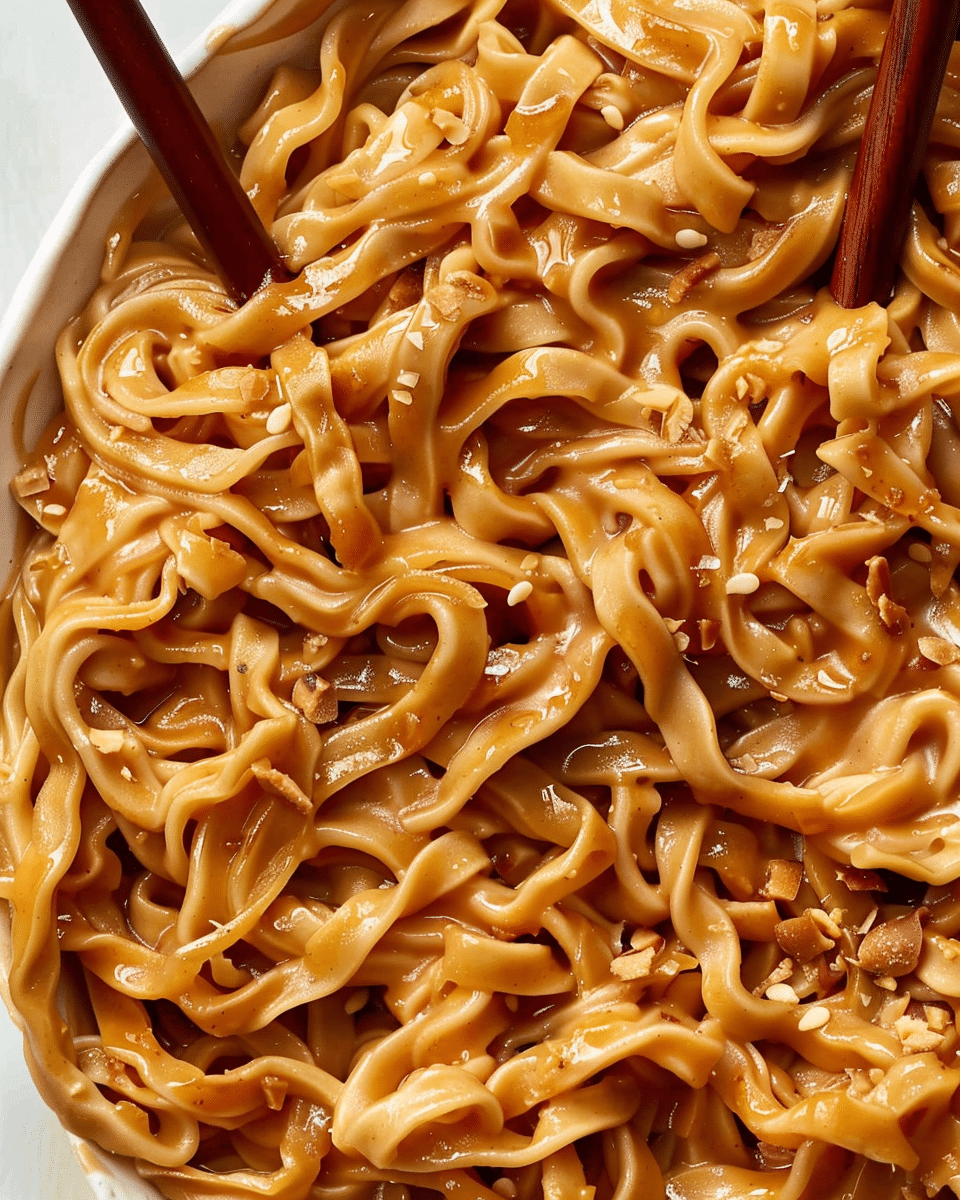 Spicy Peanut Butter Noodles