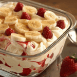 Strawberry Banana Pudding Dessert
