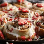 Strawberry Cheesecake Cinnabon Rolls