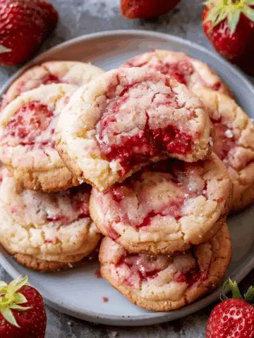 Strawberry Cheesecake Cookies