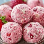 Strawberry Cheesecake Protein Balls