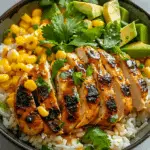 Street Corn Chicken Rice Bowl