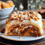 Sweet Potato Cinnamon Roll Cake