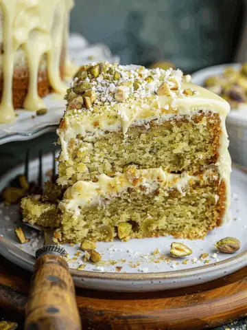 Vegan Pistachio Coffee Cake