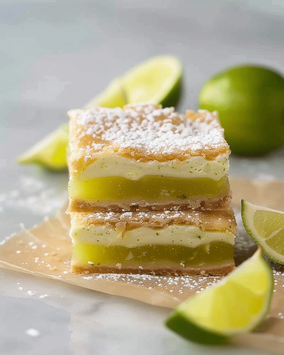 Zesty Lime Bars