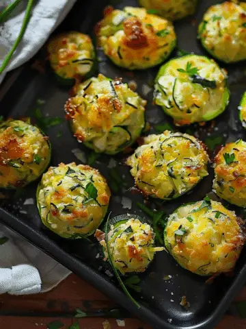 Zucchini Garlic Bites