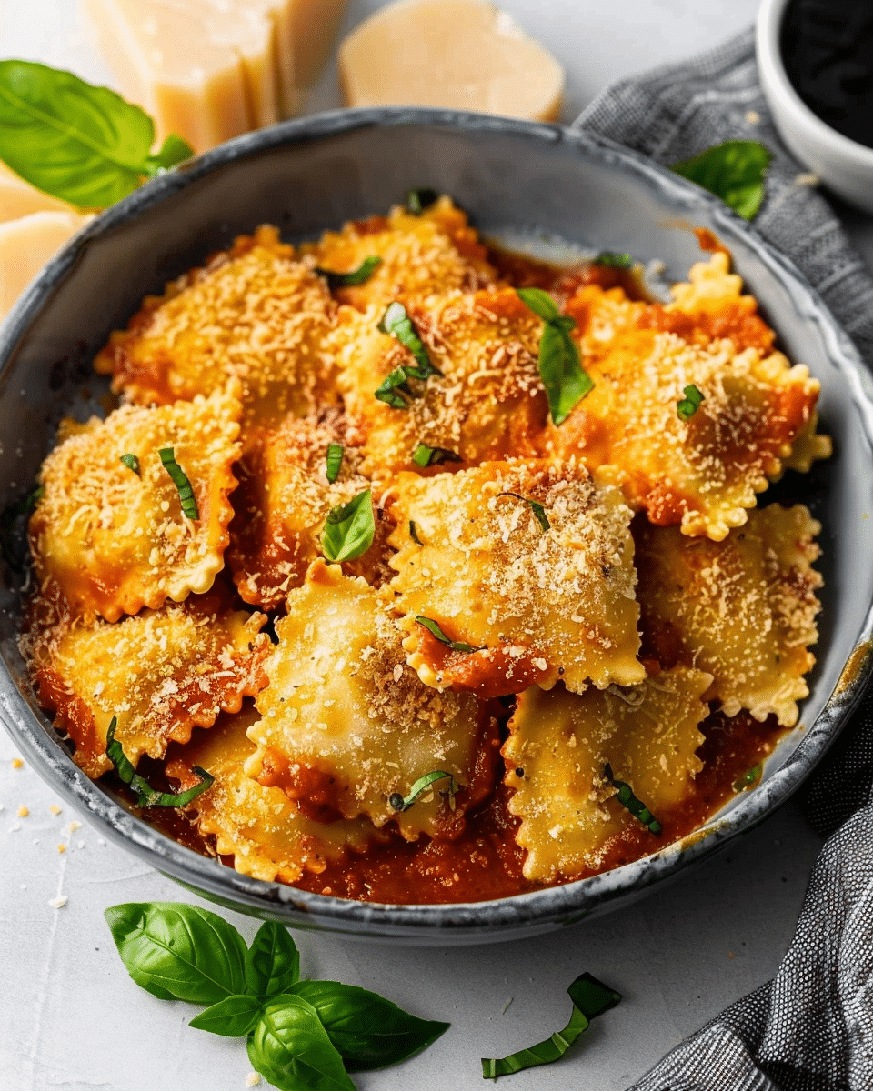 Air Fryer Ravioli