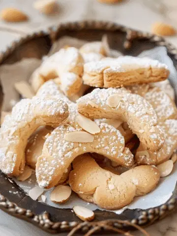 Almond Crescent Cookies