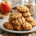 Apple Peanut Butter Oatmeal Cookies