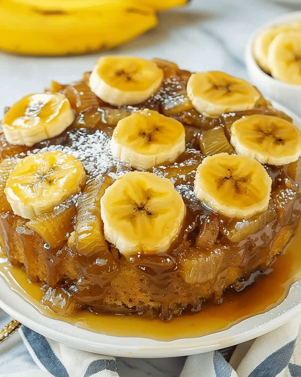 Banana Upside Down Cake