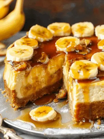 Bananas Foster Cheesecake