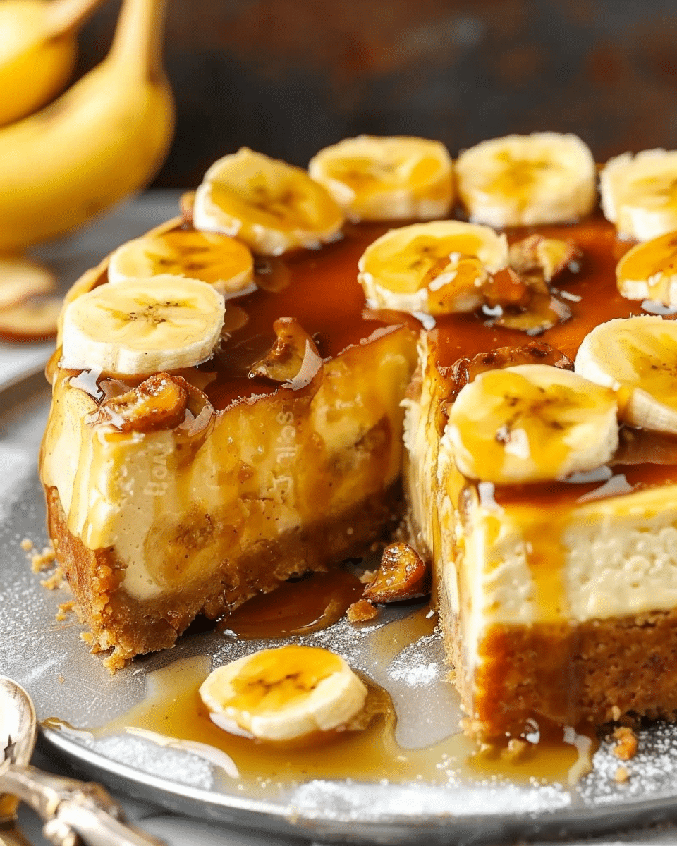 Bananas Foster Cheesecake